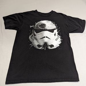 Men's Star Wars Stormtrooper Death Star T-shirt size M